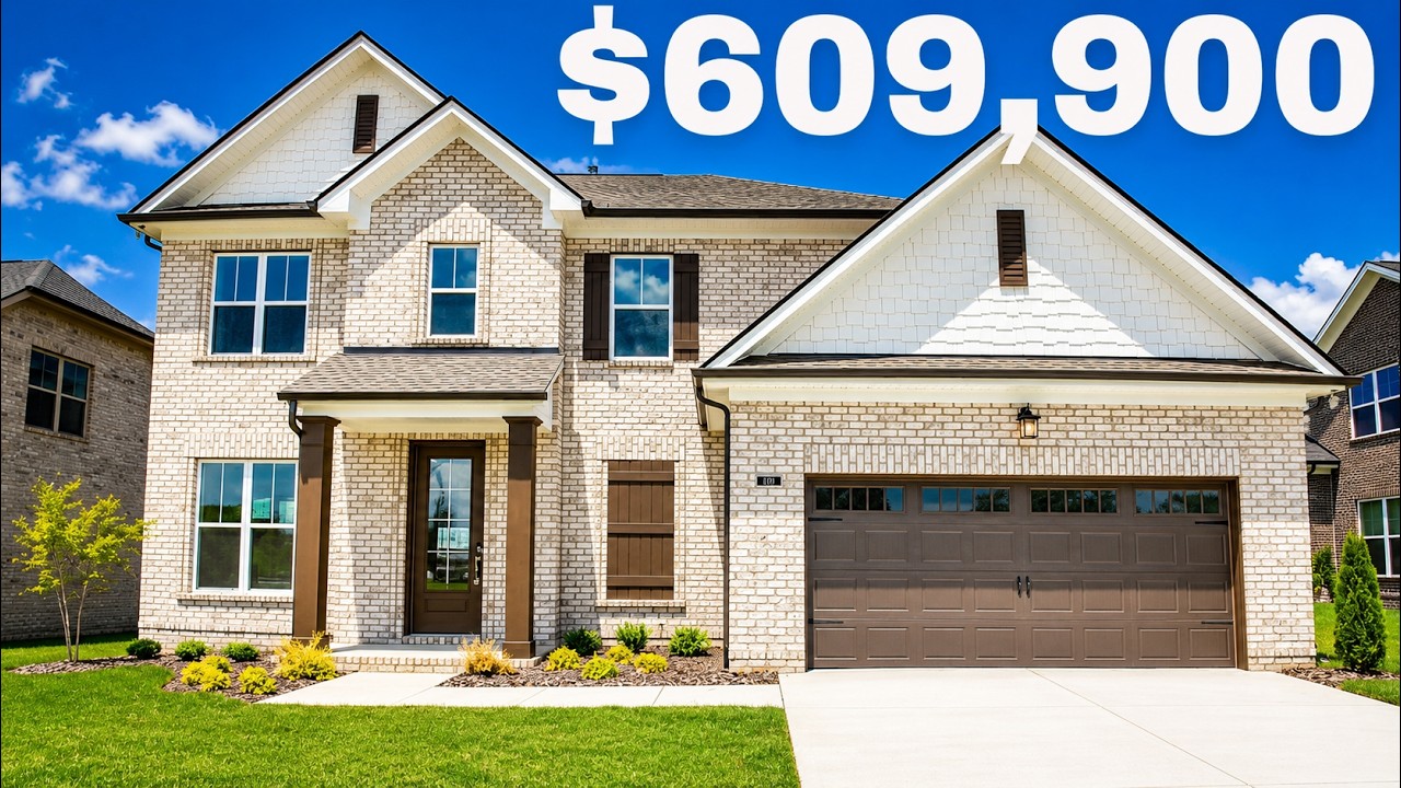 Gallatin Home Tour - New All-Brick With a Main-Level Primary - Where to Live In Nashville