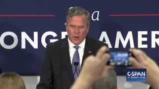 Jeb Bush Suspends Campaign - FULL SPEECH (C-SPAN)