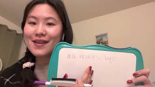 Learn simple French phrases with me (lo-fi soft spoken ASMR)💜 screenshot 4