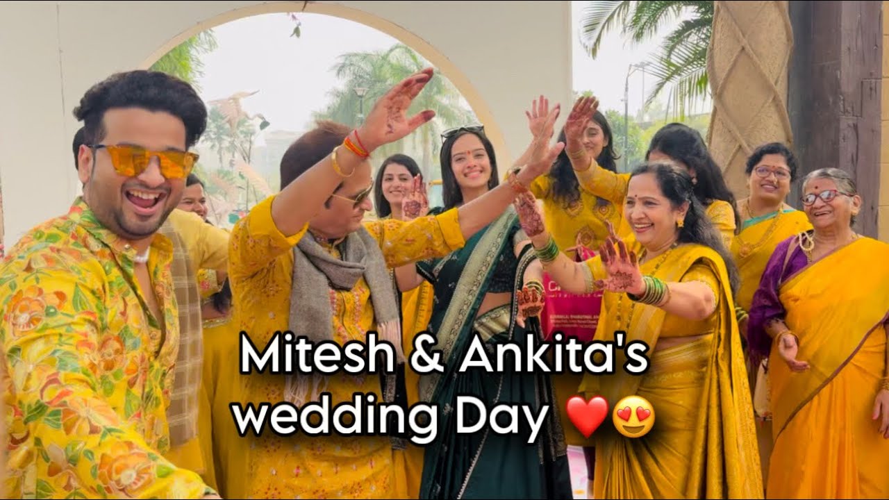 Ankita & Mitesh Wedding Day ❤️😍 | Bride Entry | Aditya satpute vlogs