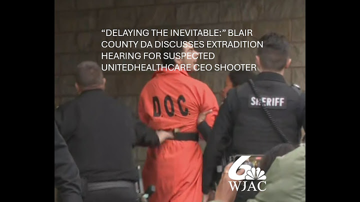 PA prosecutors discuss extradition hearing for suspected CEO shooter Luigi Mangione