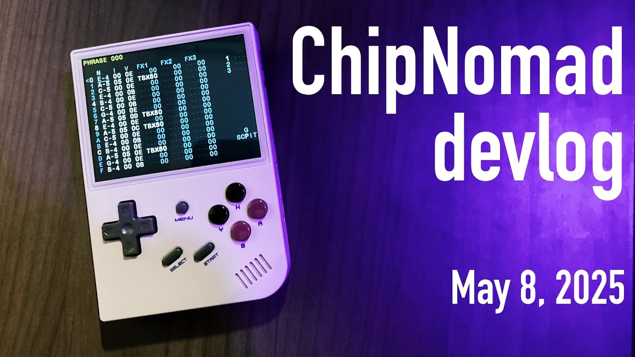 ChipNomad devlog and first alpha - YouTube