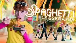 Kpop In Public Le Sserafim 르세라핌 - Spaghetti Dance Cover By Prettyg From Barcelona, Spain