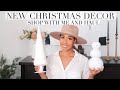 *NEW* CHRISTMAS DECOR HAUL AND SHOP WITH ME 2022 | CRATE &amp; BARREL, CB2 AND THELIFESTYLEDCO