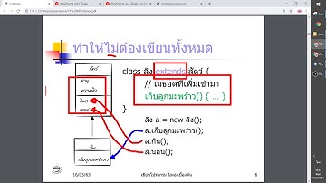 การสืบทอดในภาษาจาวา EP 1/8