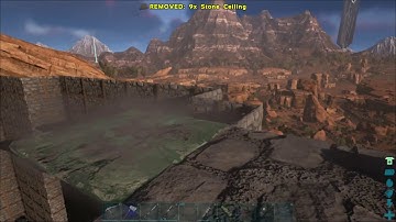 How to place Ceiling high up in the air - ARK Survival Evolved