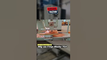 Máy CNC 5 TRỤC MASTER TC4 gia công tựa ghế nội thất 3D