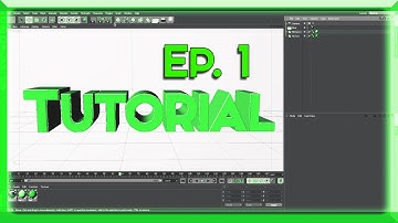 How to make a simple intro in Cinema 4D ! - Tutorials EP.1