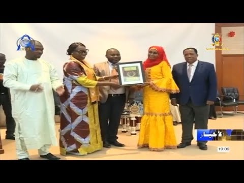 ثقافة مؤسسة ديلالي اوارد الإفريقية تكرم الممثلة و المطربة ياسمين عبدالله