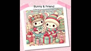 Cozy Kawaii Coloring, Coloring Kawaii, Cozy Kawaii, Procreate Coloring, Printable Coloring,