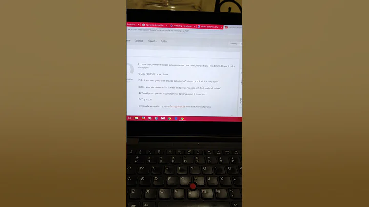 How to fix OnePlus phones auto rotation not working
