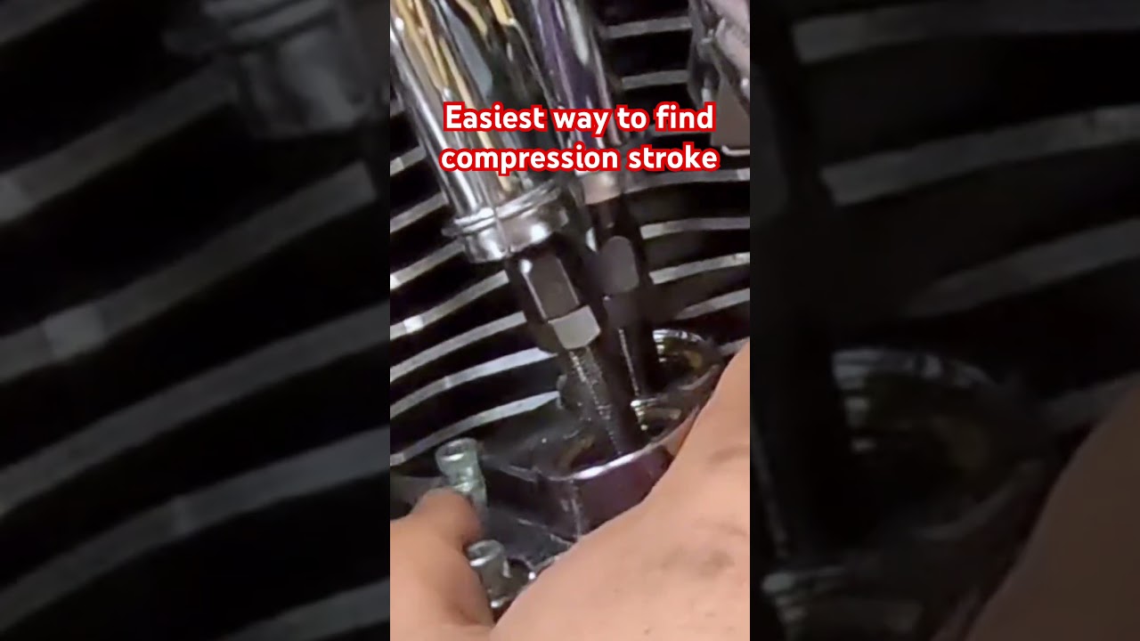 Самый простой способ найти такт сжатия на мотоцикле Harley 