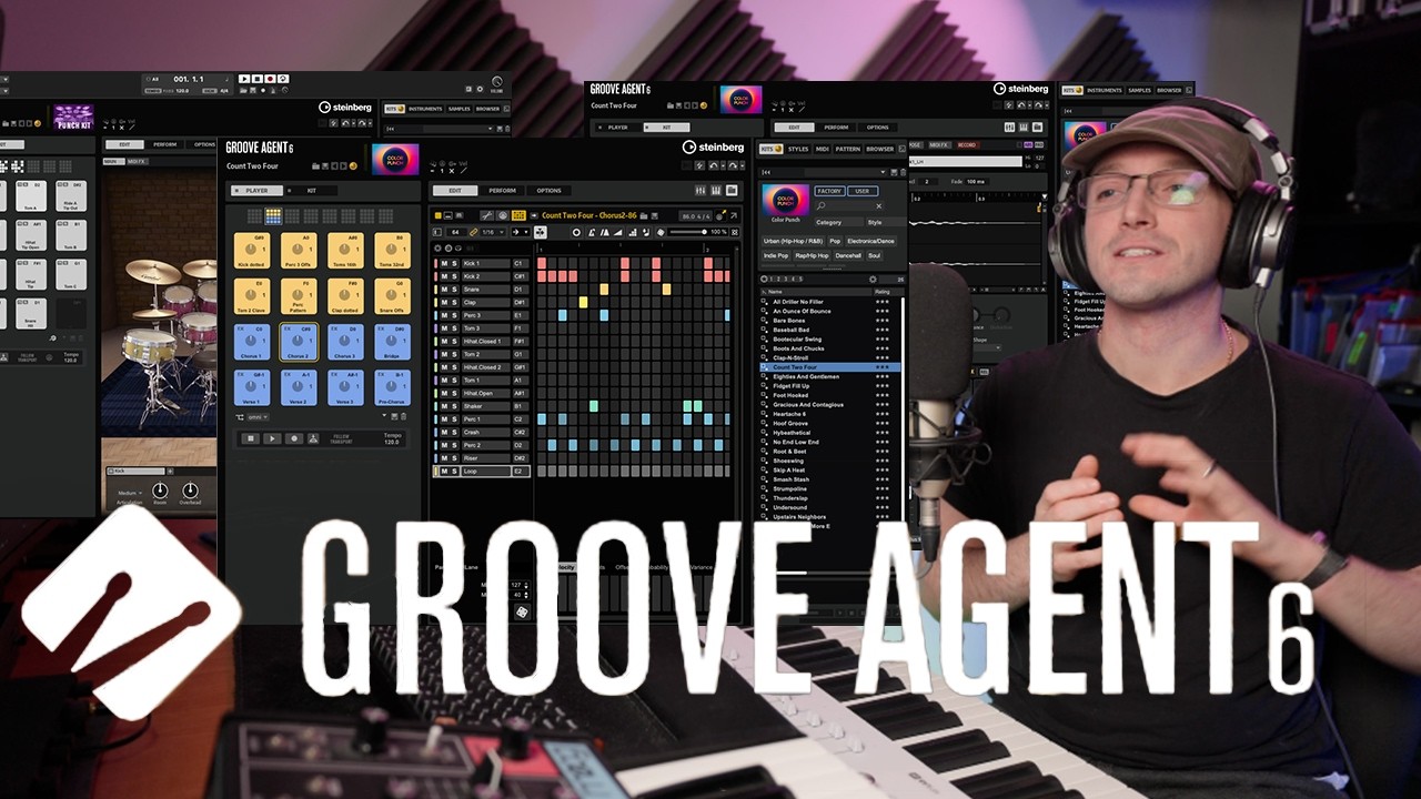 Groove Agent 6: New Acoustic Kits, Pattern Editor & More