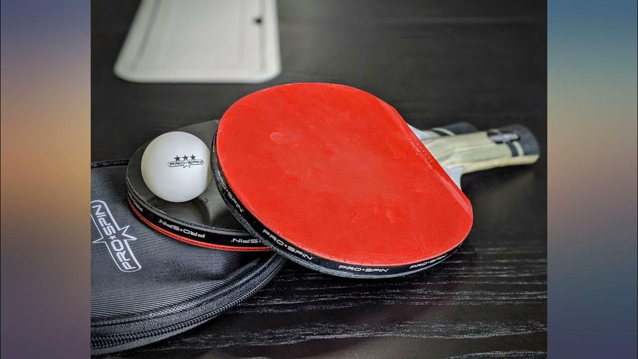 PRO-SPIN Raquette de Ping-Pong en Fibre Carbone