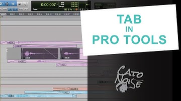 Pro Tools 101: The Tab Function