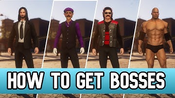 Saints Row How to get John Wick & Other Bosses -  Download community Bosses