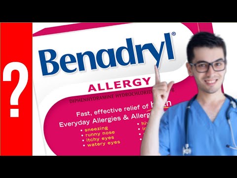 Vídeo: Benadryl: Dosis, Efectos Secundarios, Usos Y Más