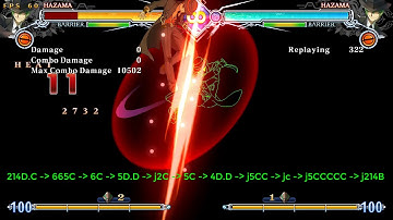 Hazama Mid-Screen Meterless Combos For Beginners