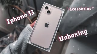 Unboxing iPhone 13 em 2023 ✨ Meu Celular Novo ~ Acessórios, Câmera e Configurações 💕