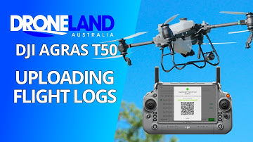 DJI Agras T50 - Uploading Flight Logs