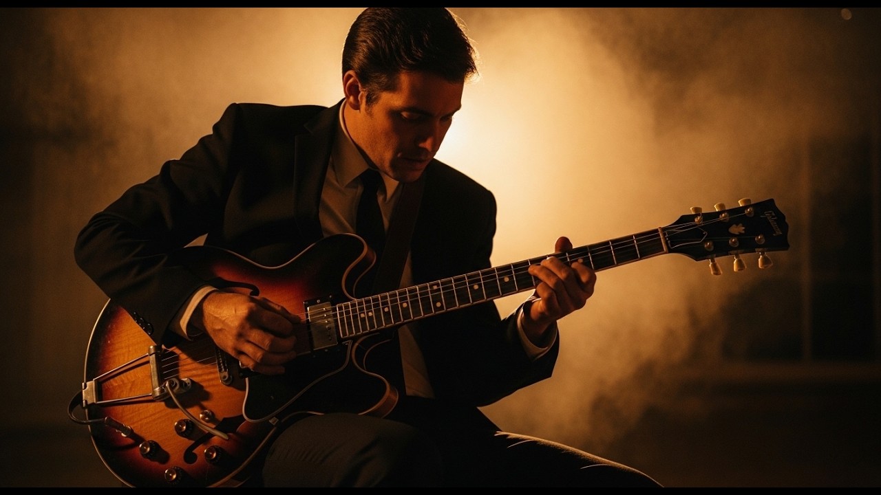 Slow Vintage Blues – Calm Electric Blues at Night