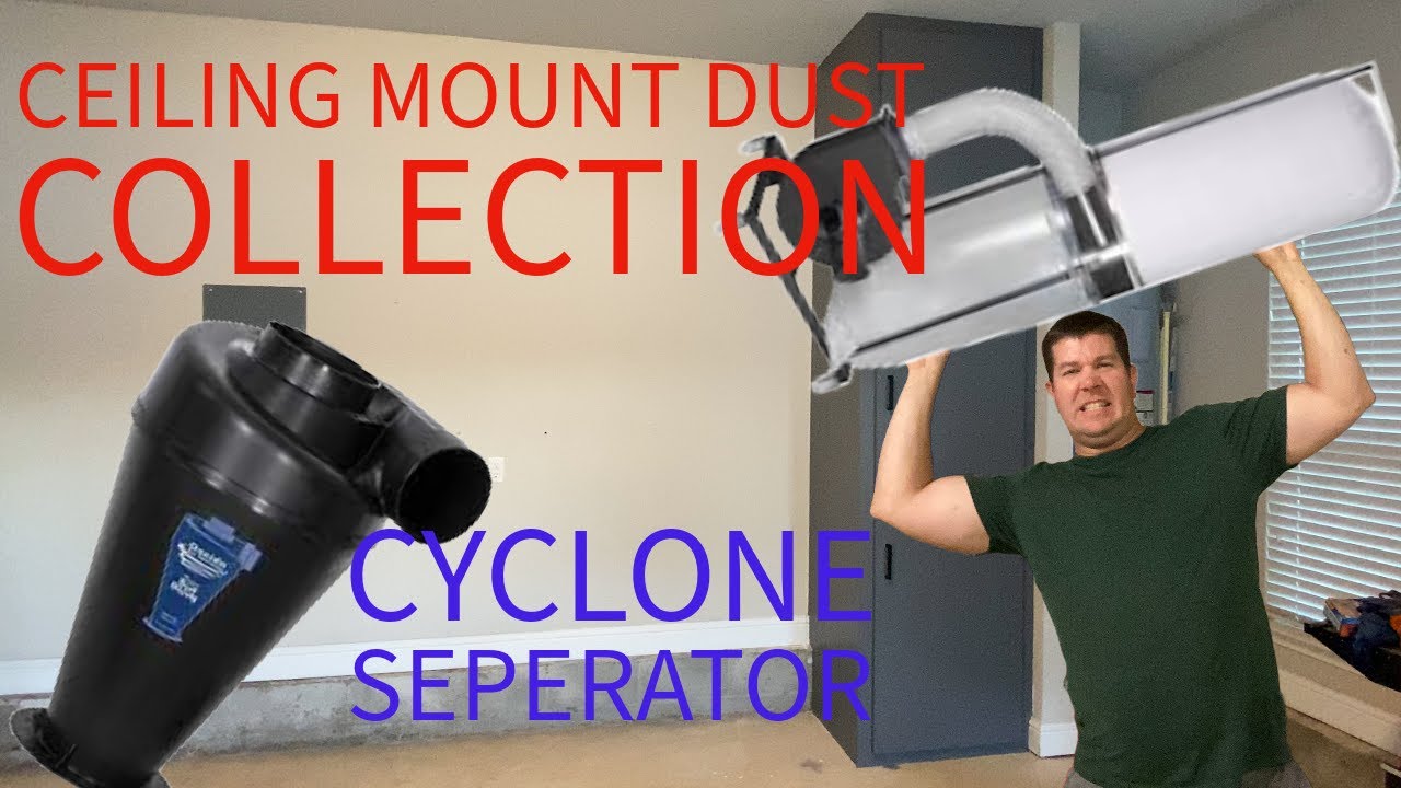 Harbor Freight dust collection ceiling mount YouTube