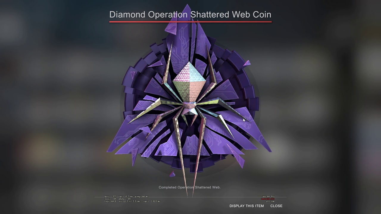 Diamond Operation Shattered Web Coin Upgrade