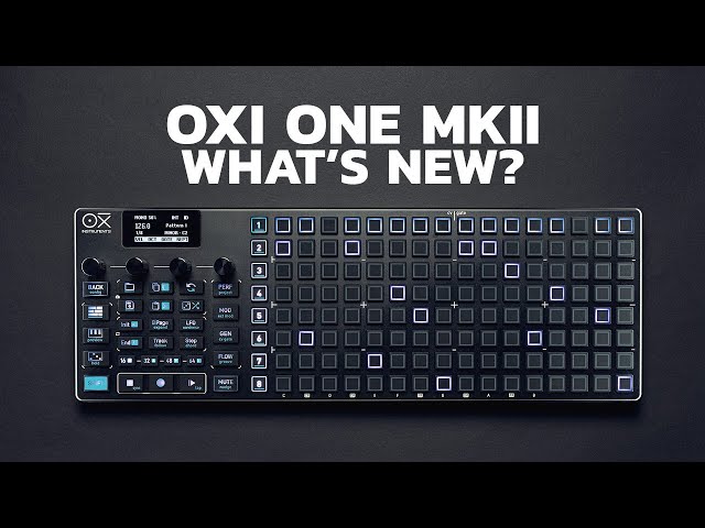 OXI One MKII : What's New ? - YouTube
