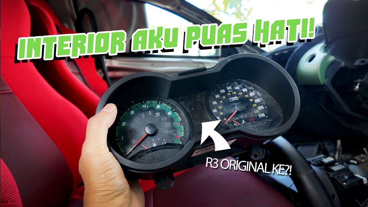 Aku pasang balik interior Neo yang aku dah rabak!