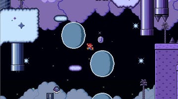 SMBX Custom Level: Corrupted Cloudscape Galaxy