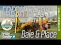 Farming Simulator 22: Fresh Fields: Bale & Place | Ep. 3 (Court Farms)