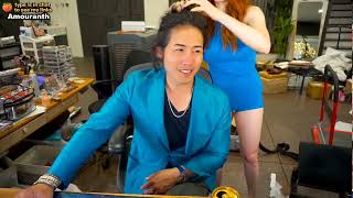 Amouranth with her husband