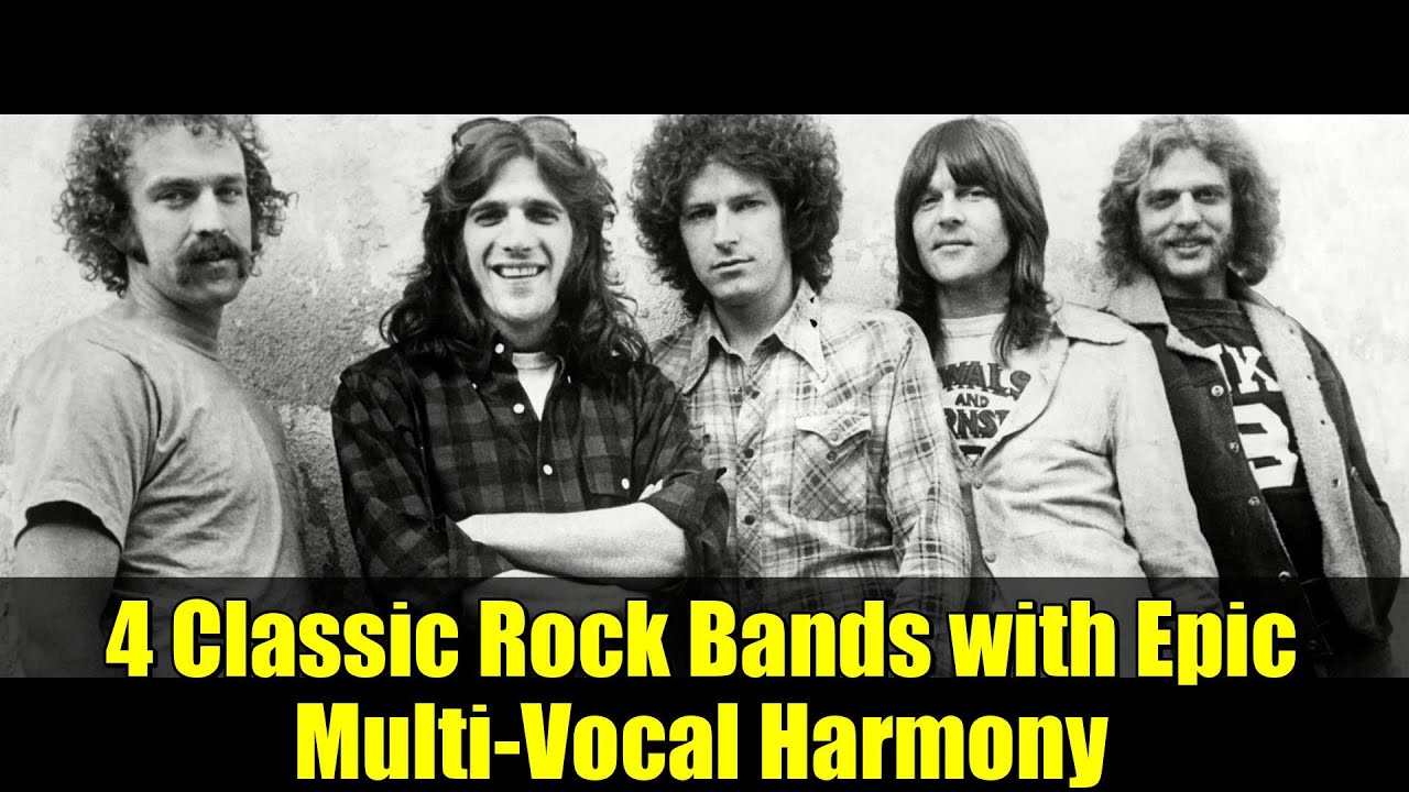4 Classic Rock Bands with Epic Multi-Vocal Harmony