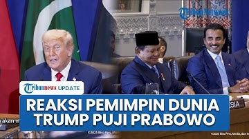 Reaksi Para Pemimpin Dunia saat Donald Trump Puji Pidato Prabowo di Sidang PBB, RI 1 Membungkuk