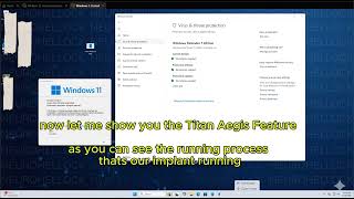 Titan Framework — Attack Simulation with AV Enabled (Selected Features Demo)