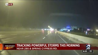 Tracking storms near 290 and Spring Cypress Road