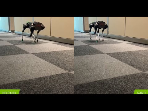 NVIDIA Research: Dynamics Randomization for Quadrupedal Locomotion