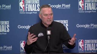 Mike Malone reveals key pieces to winning game 3 - Nuggets vs Lakers | #nba