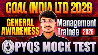 Coal India Exam General Awareness PYQ I Latest Pattern Based I Coal India Ltd Exam I One Shot