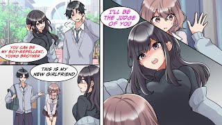 [Manga Dub] My step sister makes fun of me, but when I get a girlfriend and introduce her.. [RomCom]