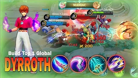 DYRROTH SOLO HIGH RANK MATCH IMPORTANT TRICKS AND GUIDE TO MAKE YOU BETTER MLBB