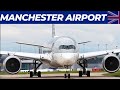 Manchester airport live      thrilling  closeup action        sat18th may 24