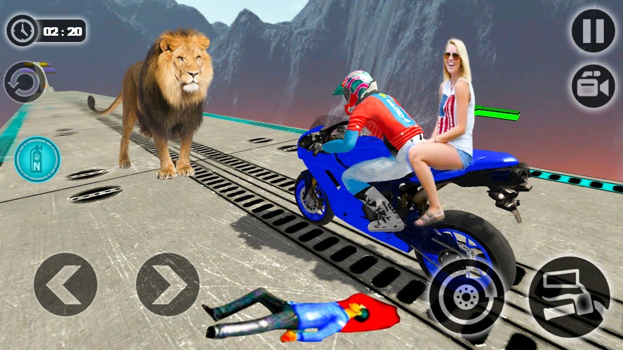 Impossible Motor Bike Tracks Gameplay – R15 Motorcycle Racing Games ...