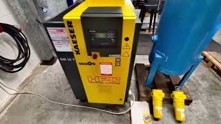 Hpc Kaeser Sm12 T Rotary Screw Compressor New Dryer 250L Tank & Hpc Filters 7.5Kw 42 Cfm