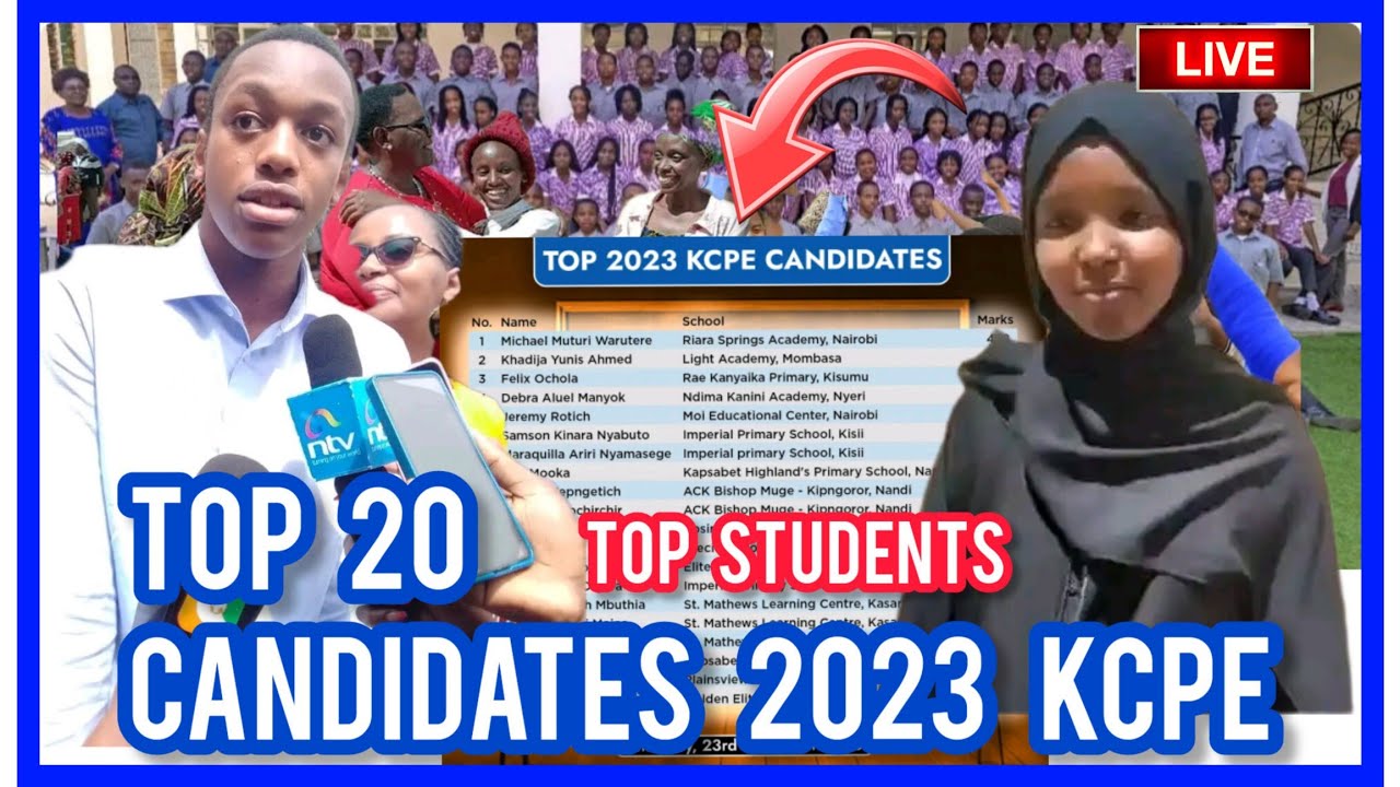 TOP 20 CANDIDATES KCPE 2023 RESULTS KCPE RESULTS TOP SCHOOLS KCPE top-20-candidates-kcpe-2023-results-kcpe-results-top-schools-kcpe