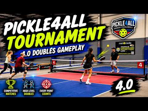 Pickle4All Tournament | 4.0 Doubles Gameplay