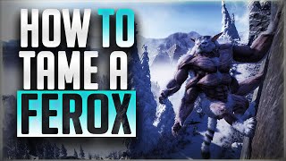 Best Way To Tame The Ferox | EVERYTHING there is to know! | Ark Genesis