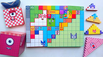 Looking for Numberblocks NEW 1100 298 Puzzle Tetris Shape | ASMR chirping of birds