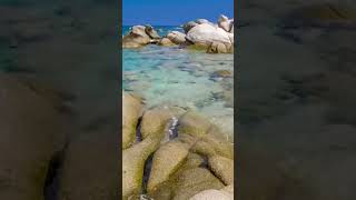 Gentle Waves on a Small White Rock Beach - Relaxing Ocean Sounds