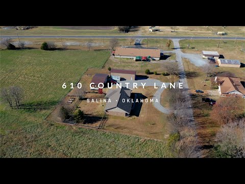 610 Country Ln, Salina, OK home video tour
